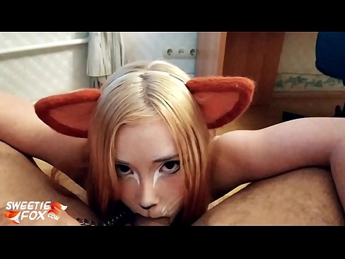 ❤️ Kitsune sluger pik og sæd i sin mund Sluts at da.trysex.ru ️❤